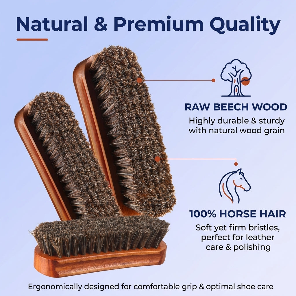 Horsehair Shoe Brush