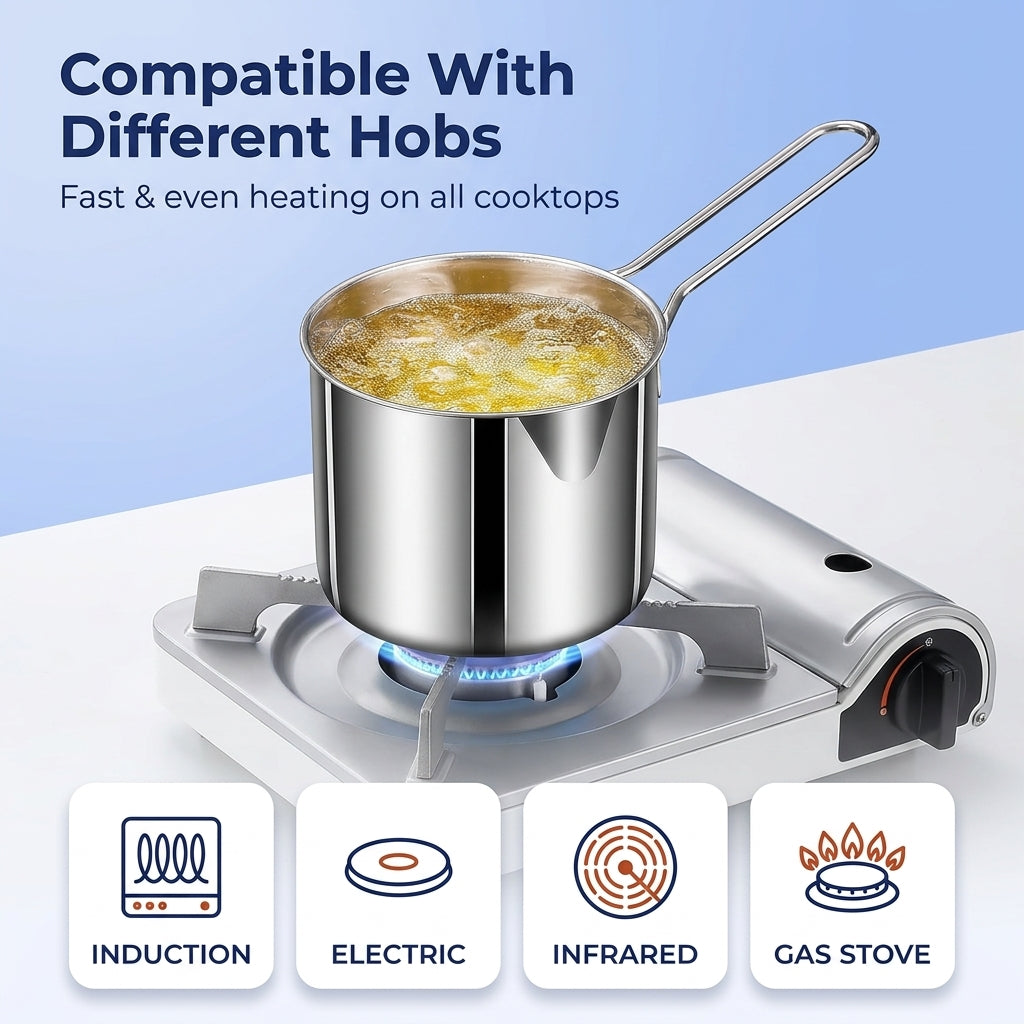 Stainless Steel Deep Fryer Pot