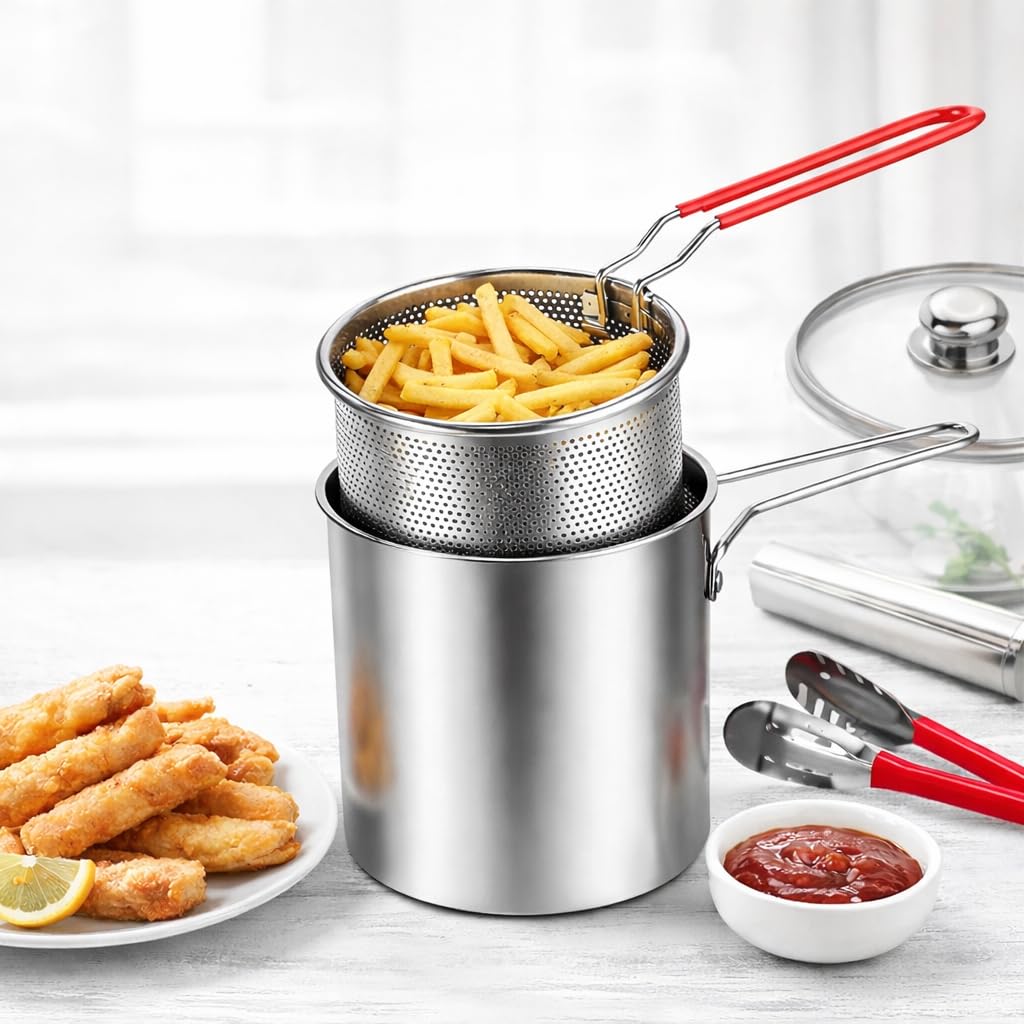 Stainless Steel Deep Fryer Pot