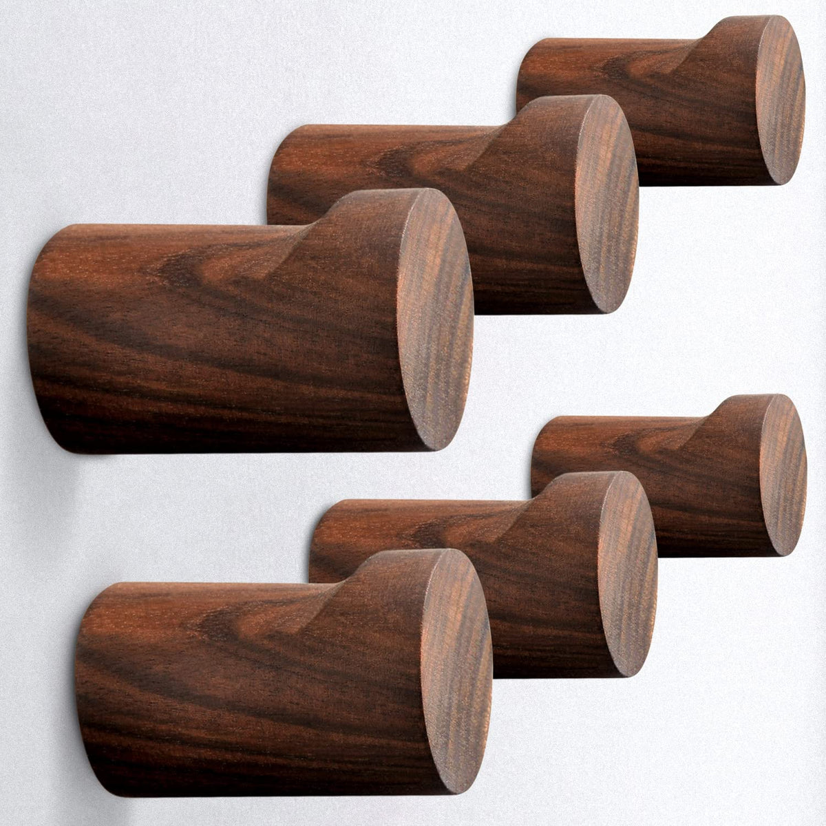 Minimalist Wood Hook (4 Pcs)