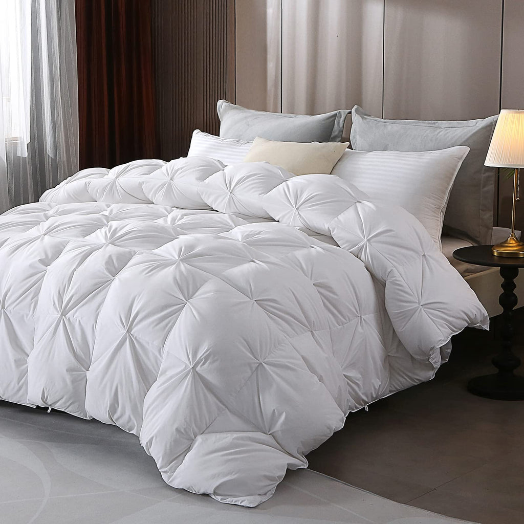 Goose Down Pinch Pleat Comforter