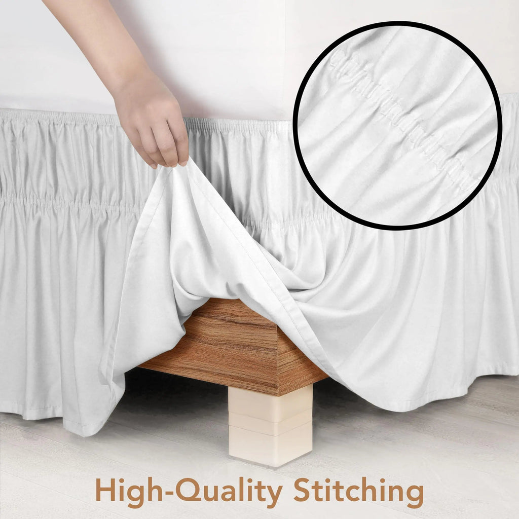 Elastic Wrap Bed Ruffle