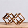 Foldable Wooden Wine Rack