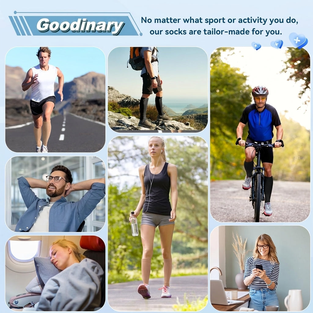 Zipper Compression Socks