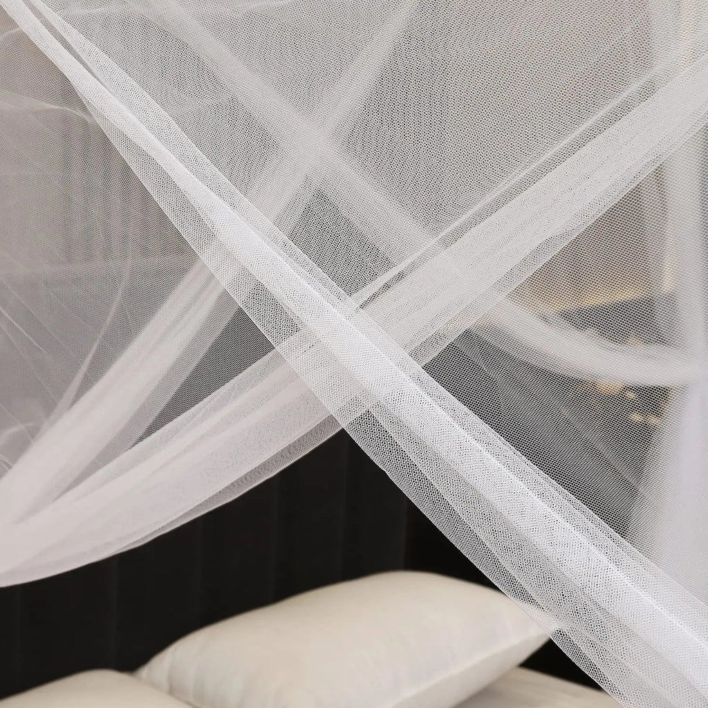 Four-Door Square Mosquito Net Canopy