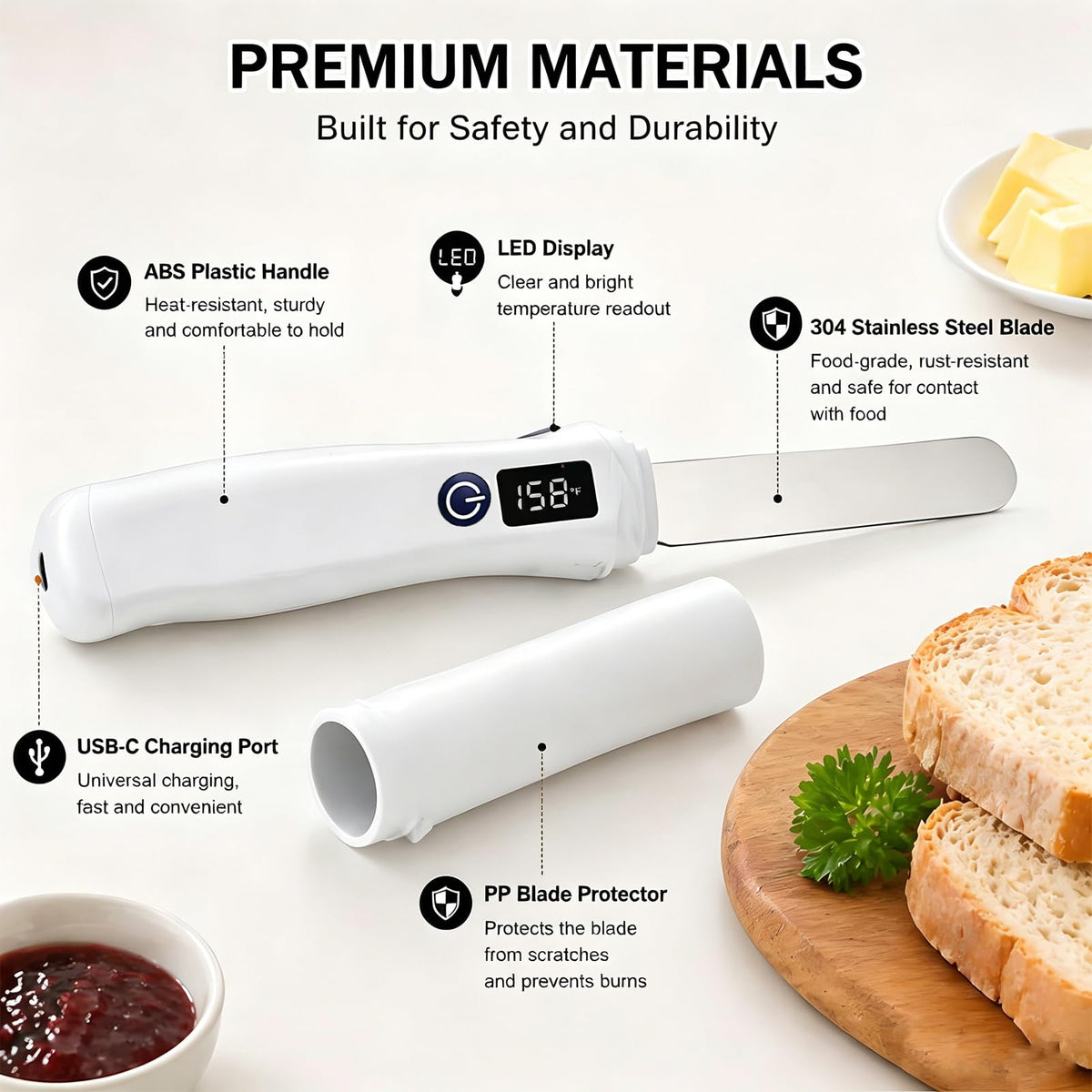 Heated Butter Knife