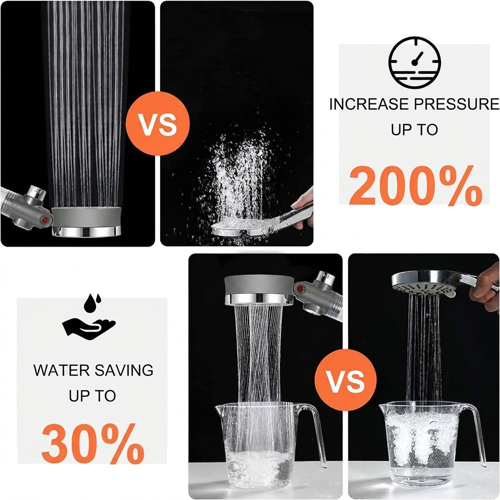Double-Sided Shower Head