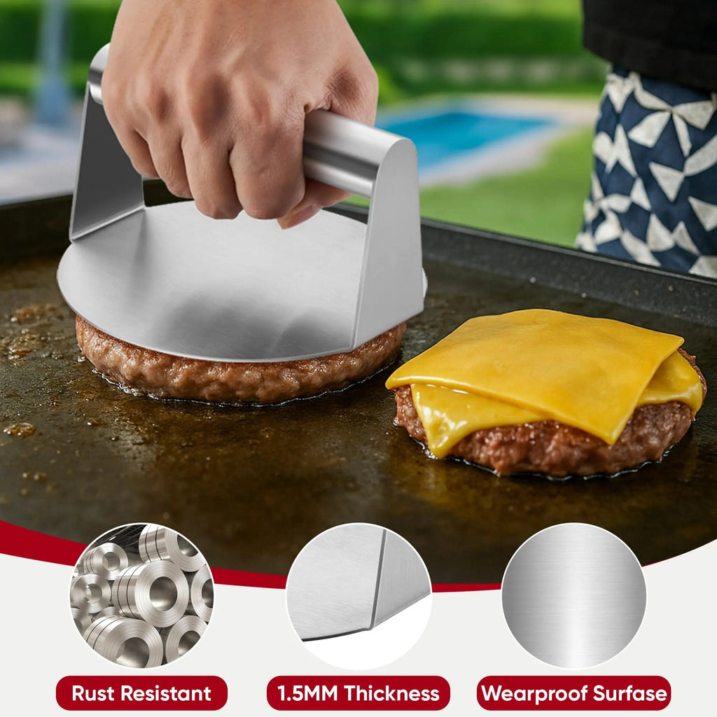 Stainless Steel Smash Burger Press