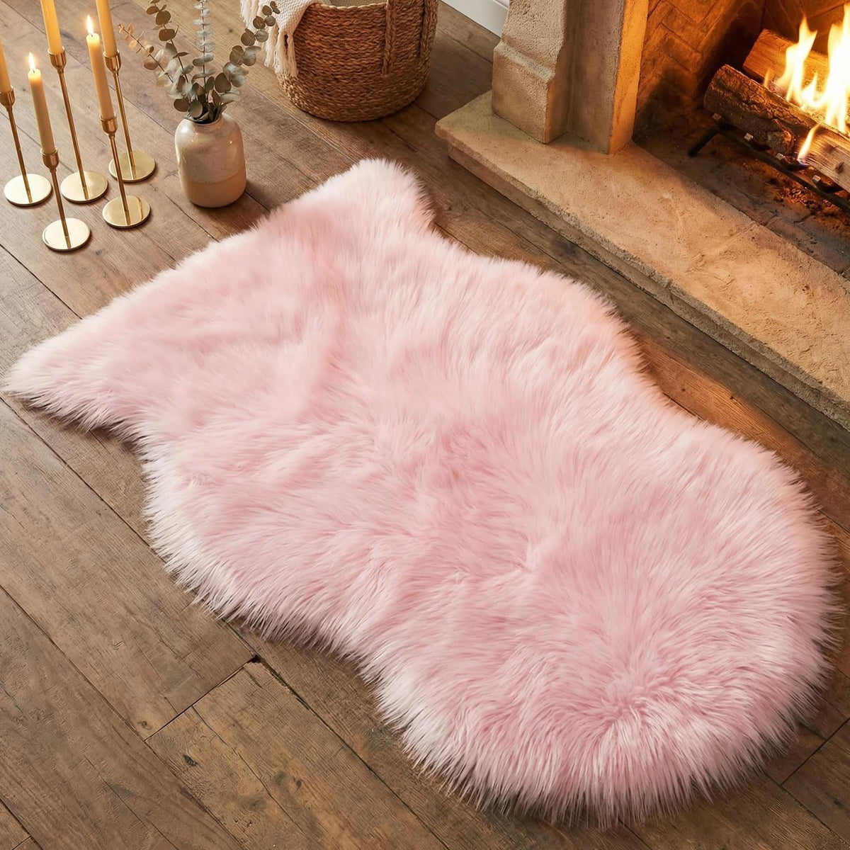 Faux Fur Shaggy Rug