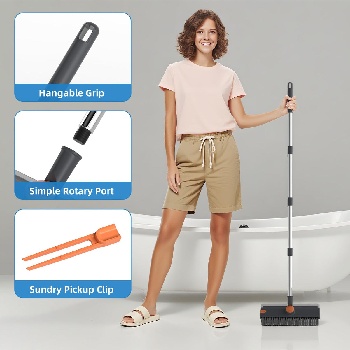 Long Handled Floor Scrub Brush