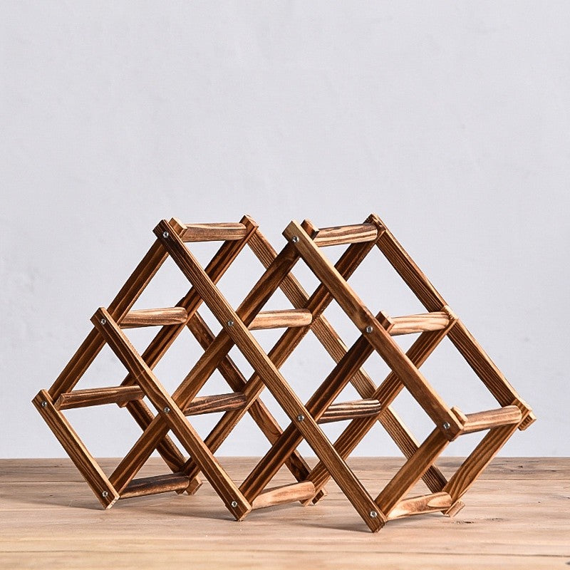 Foldable Wooden Wine Rack