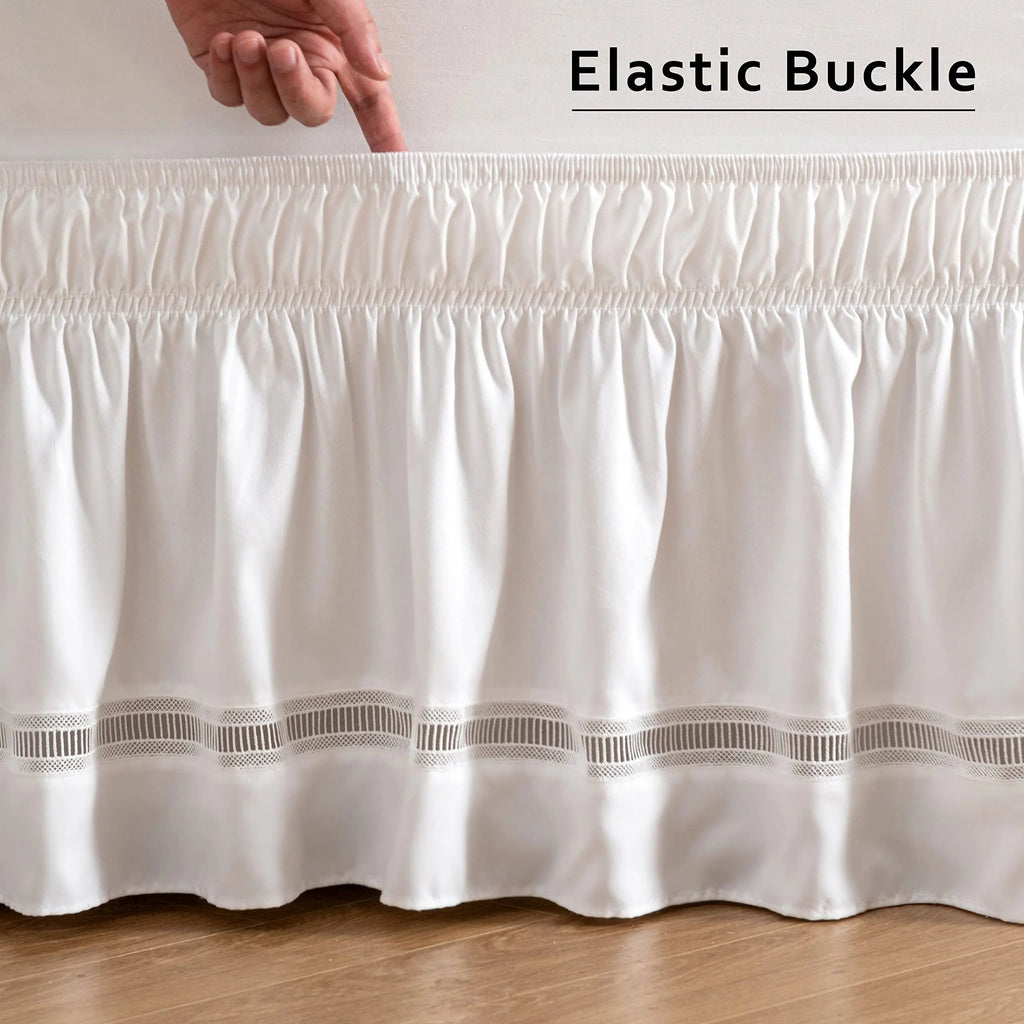 Crochet Lace Bed Skirt