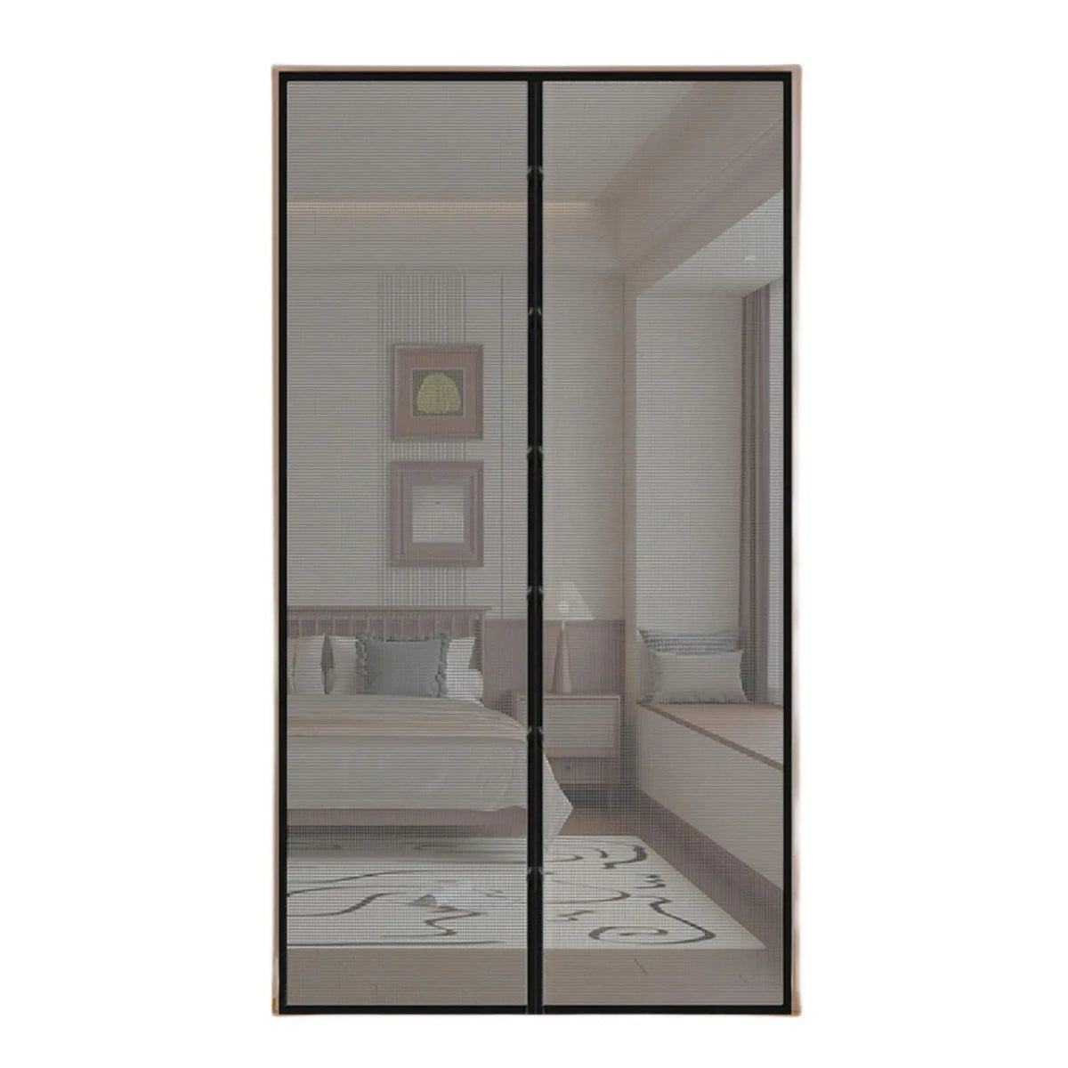Magnetic Mesh Screen Door