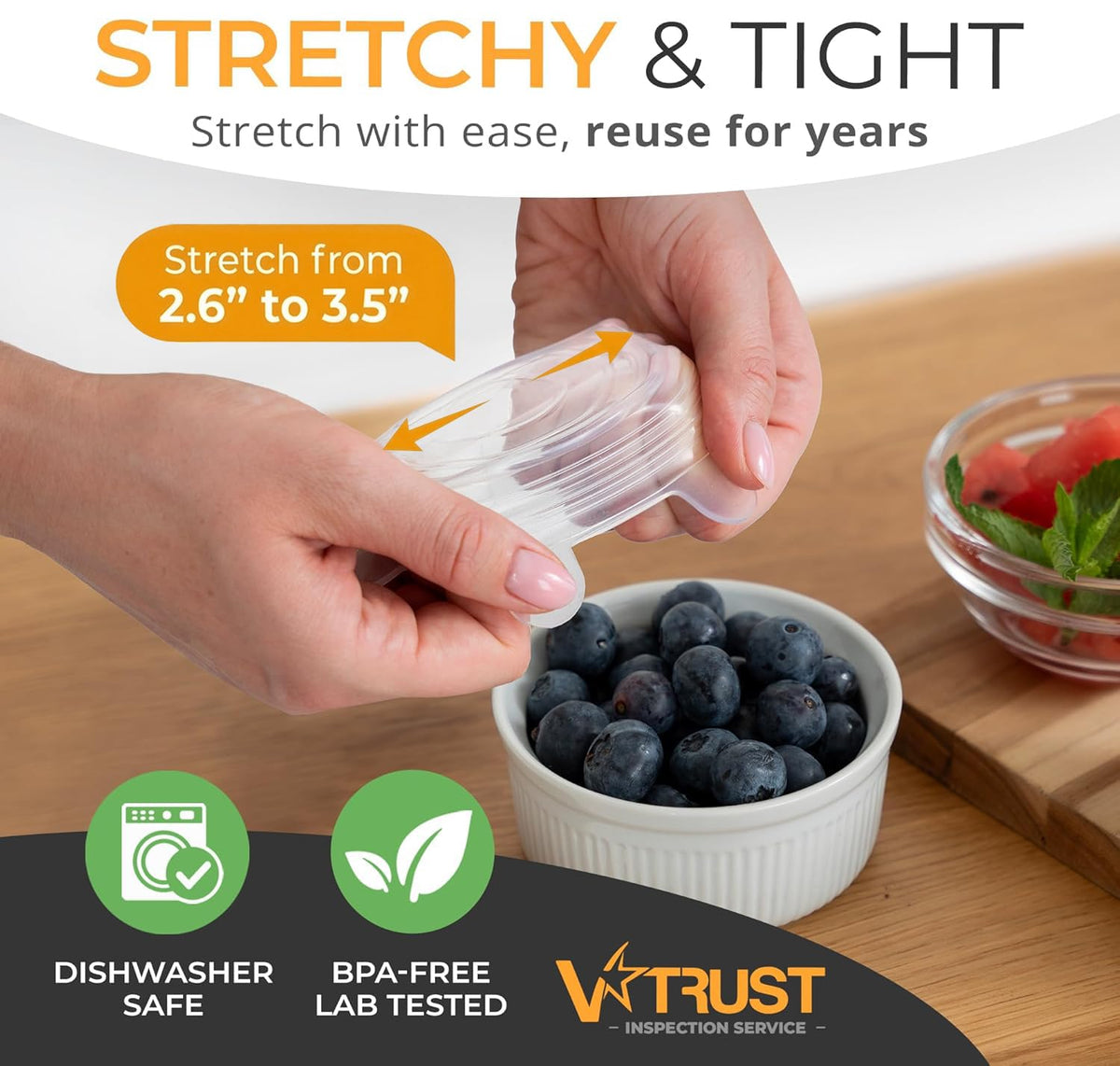 Reusable Silicone Jar Covers (12 pcs)