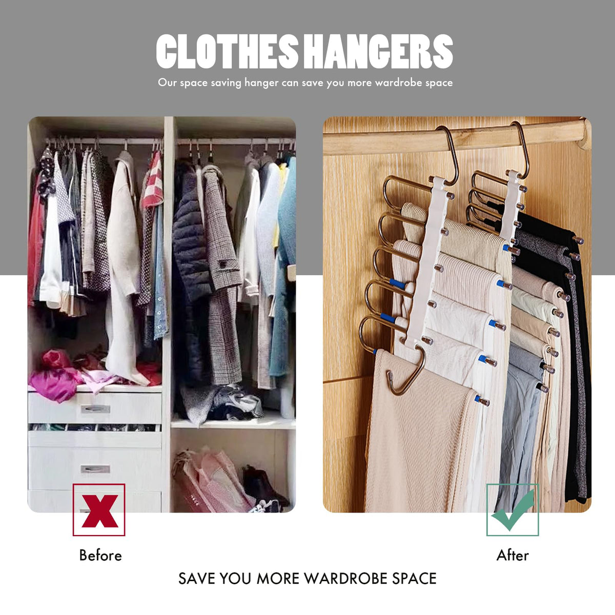 Multi Layer Pants Hanger Rack