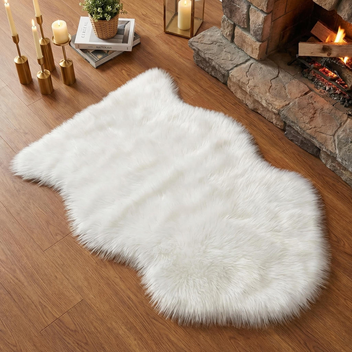 Faux Fur Shaggy Rug