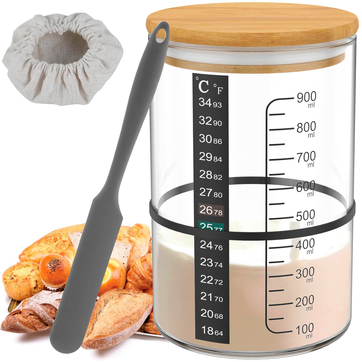 Sourdough Starter Jar