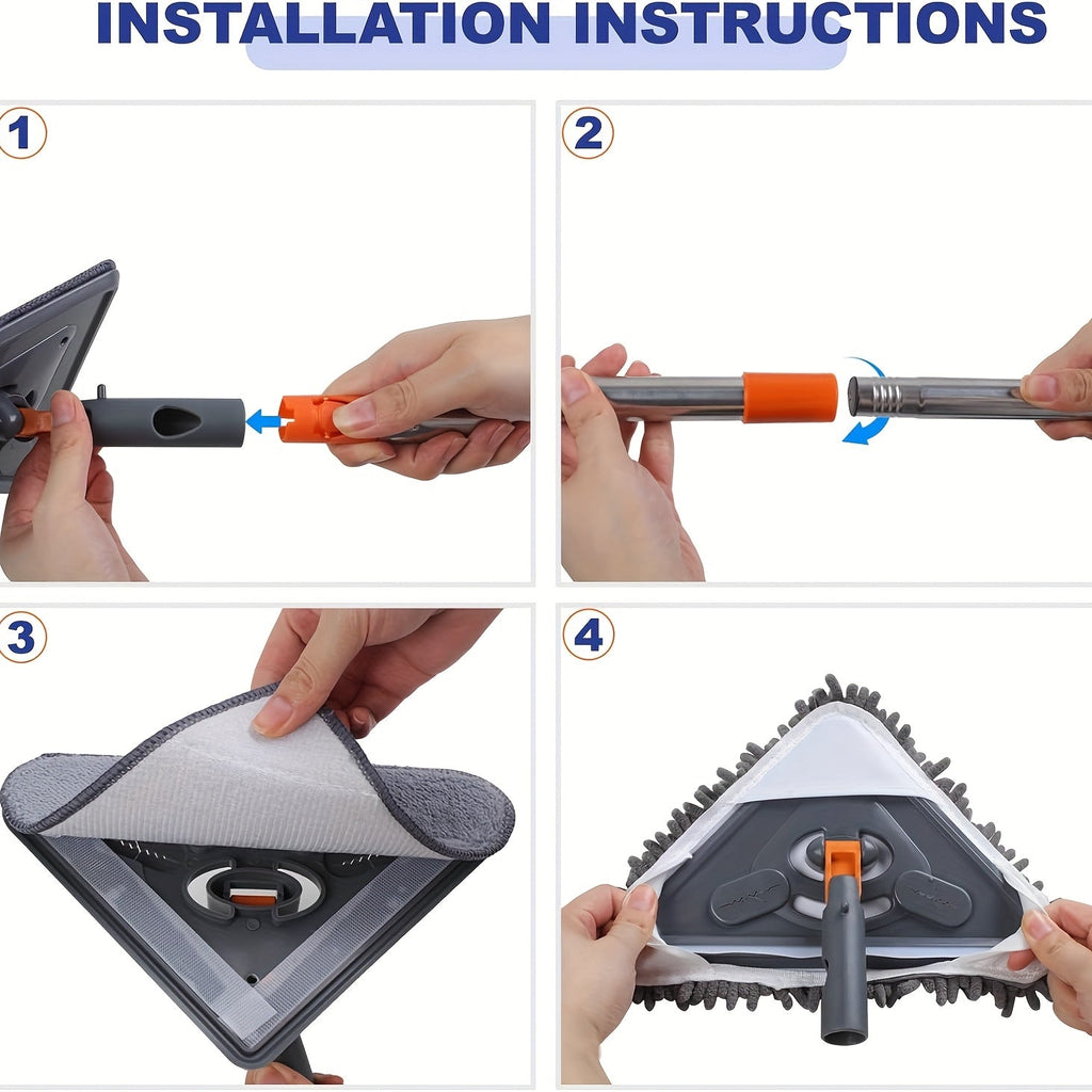 Triangle Telescopic Cleaning Mop