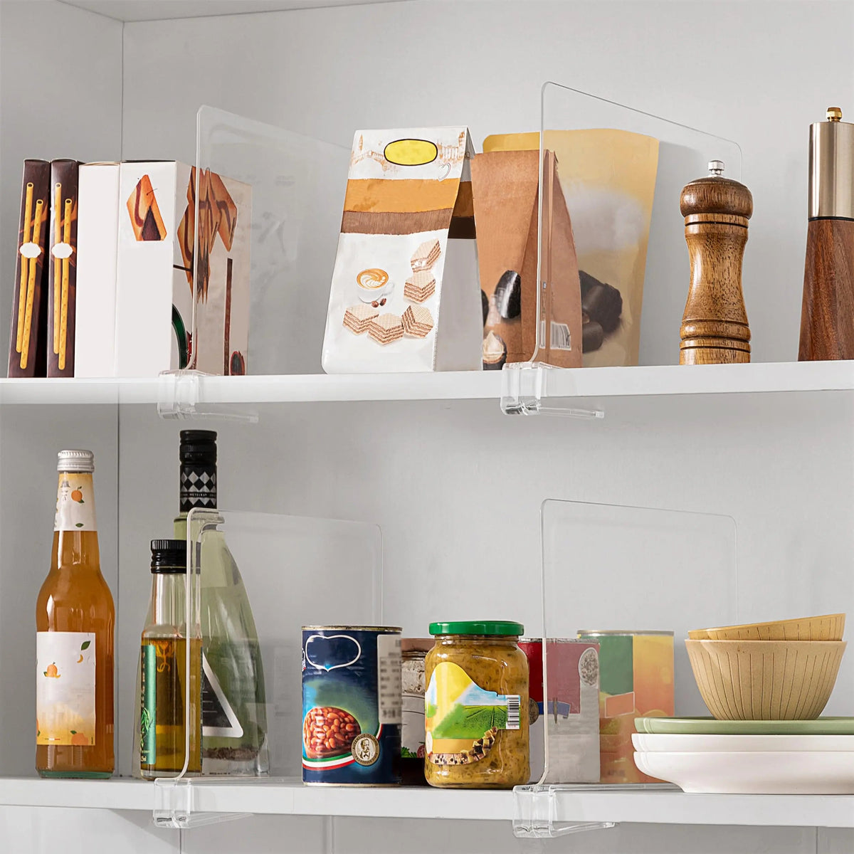 Clear Acrylic Shelf Dividers