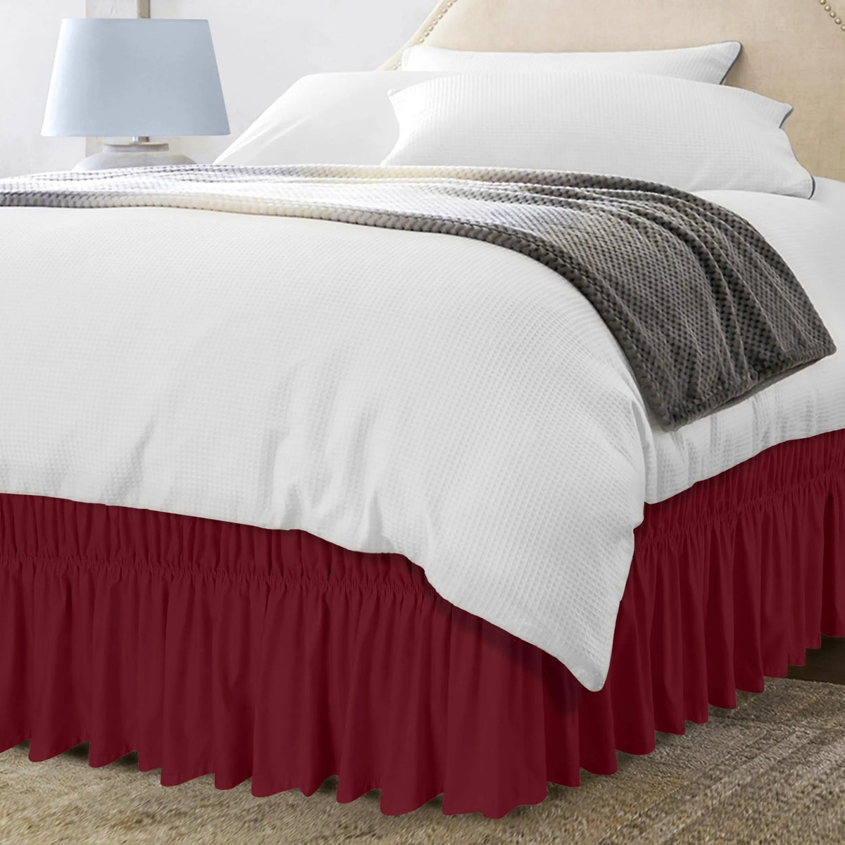 Elastic Wrap Bed Ruffle