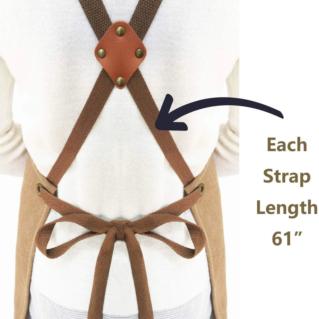 Canvas Cross Back Chef Apron