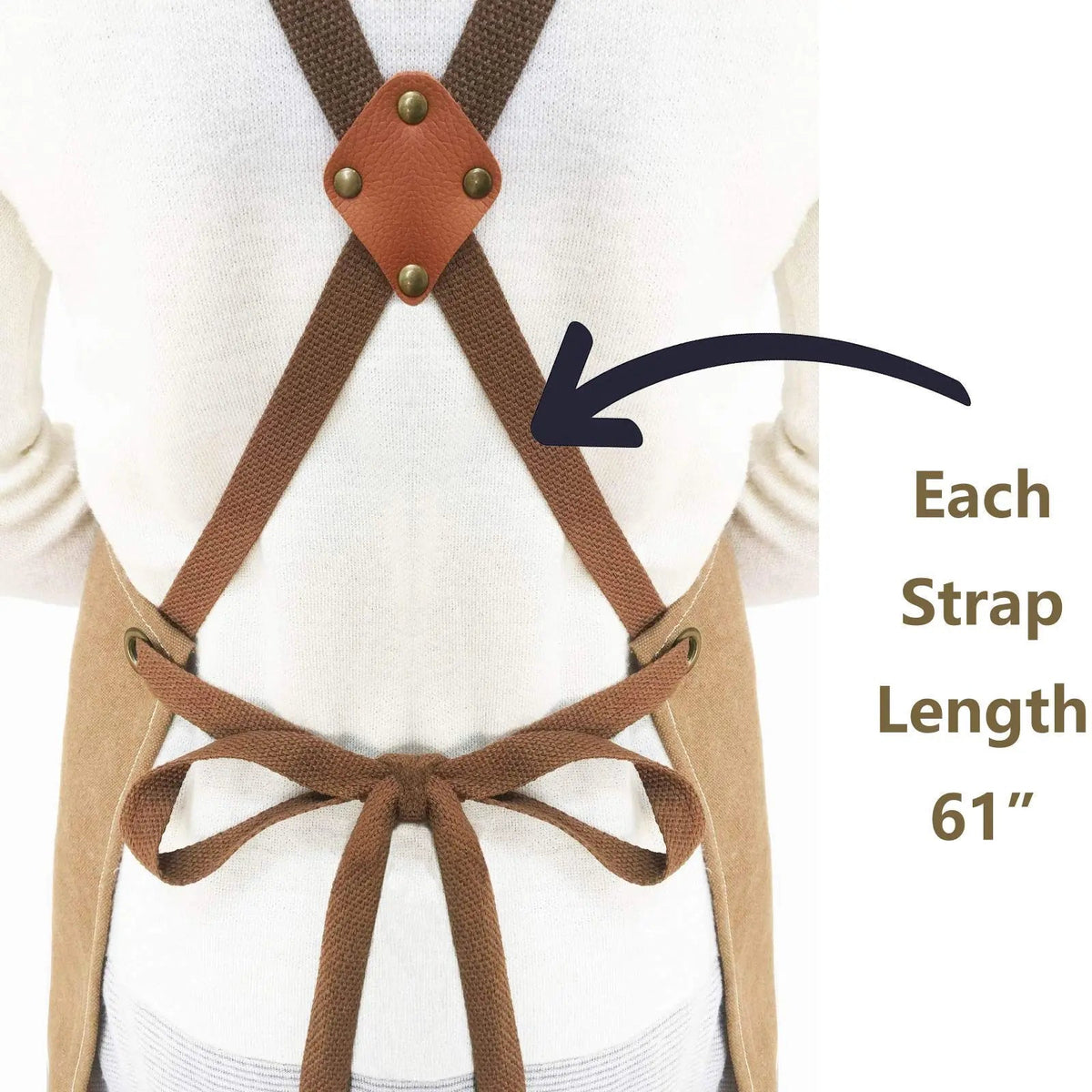 Canvas Cross Back Chef Apron