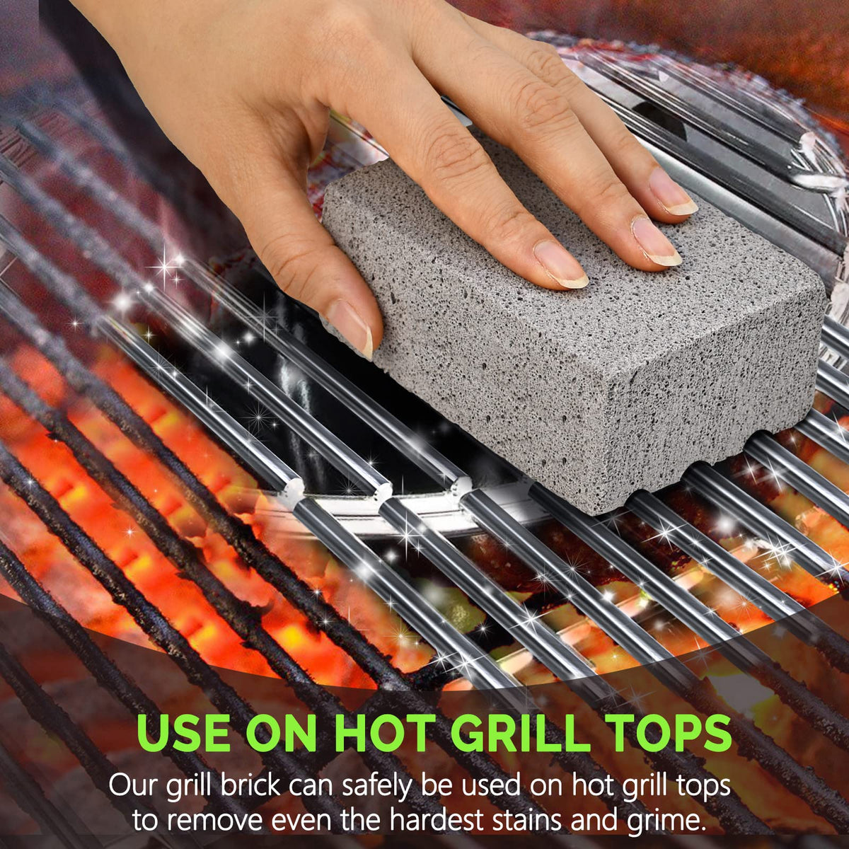 Pumice Grill Cleaning Brick (6 Pack)