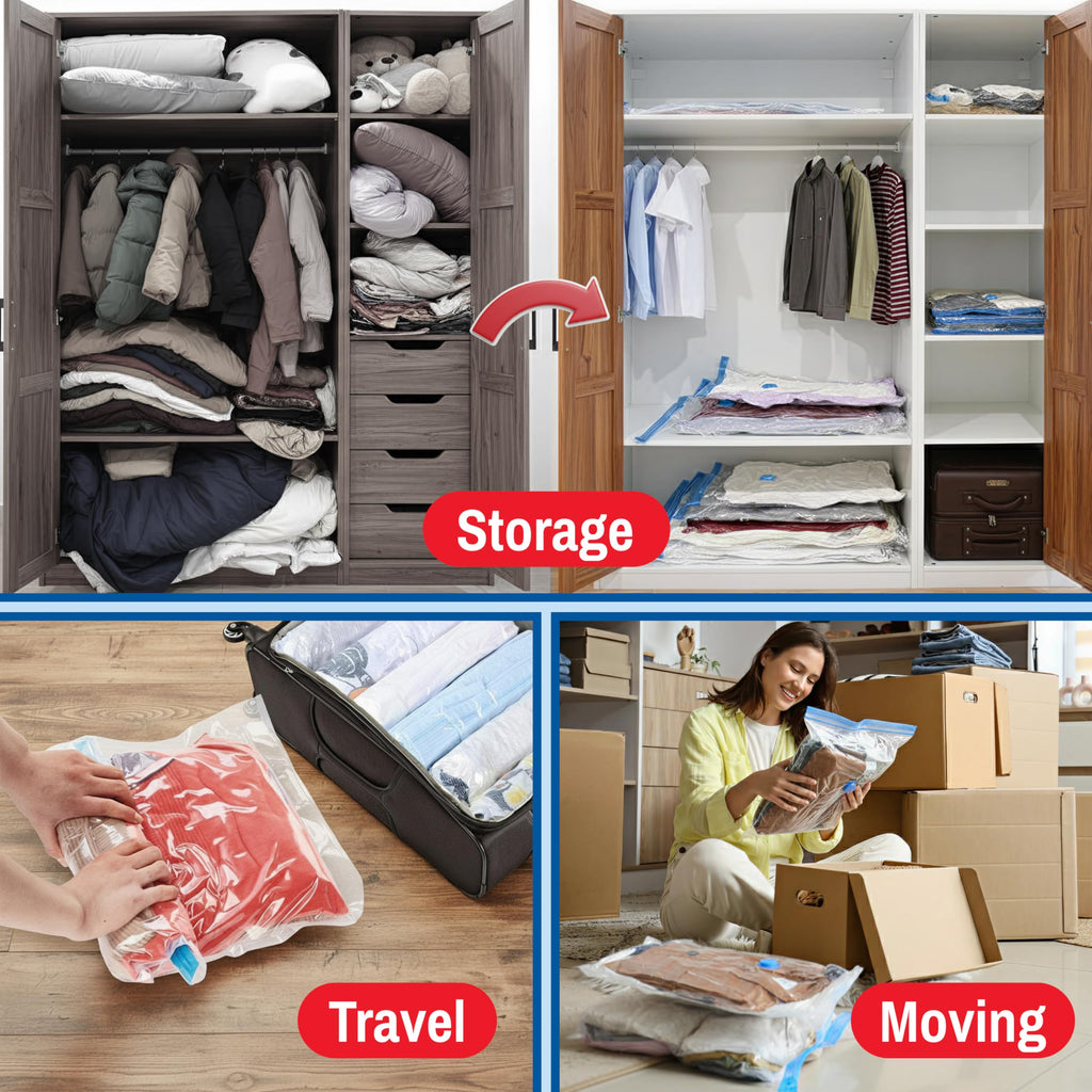 Jumbo Vacuum Storage Bags (5 Pcs)