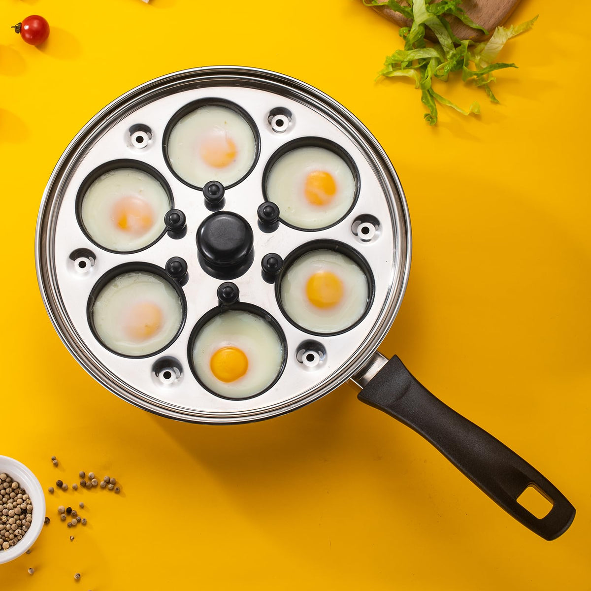 Stainless Steel Egg Poacher Pan