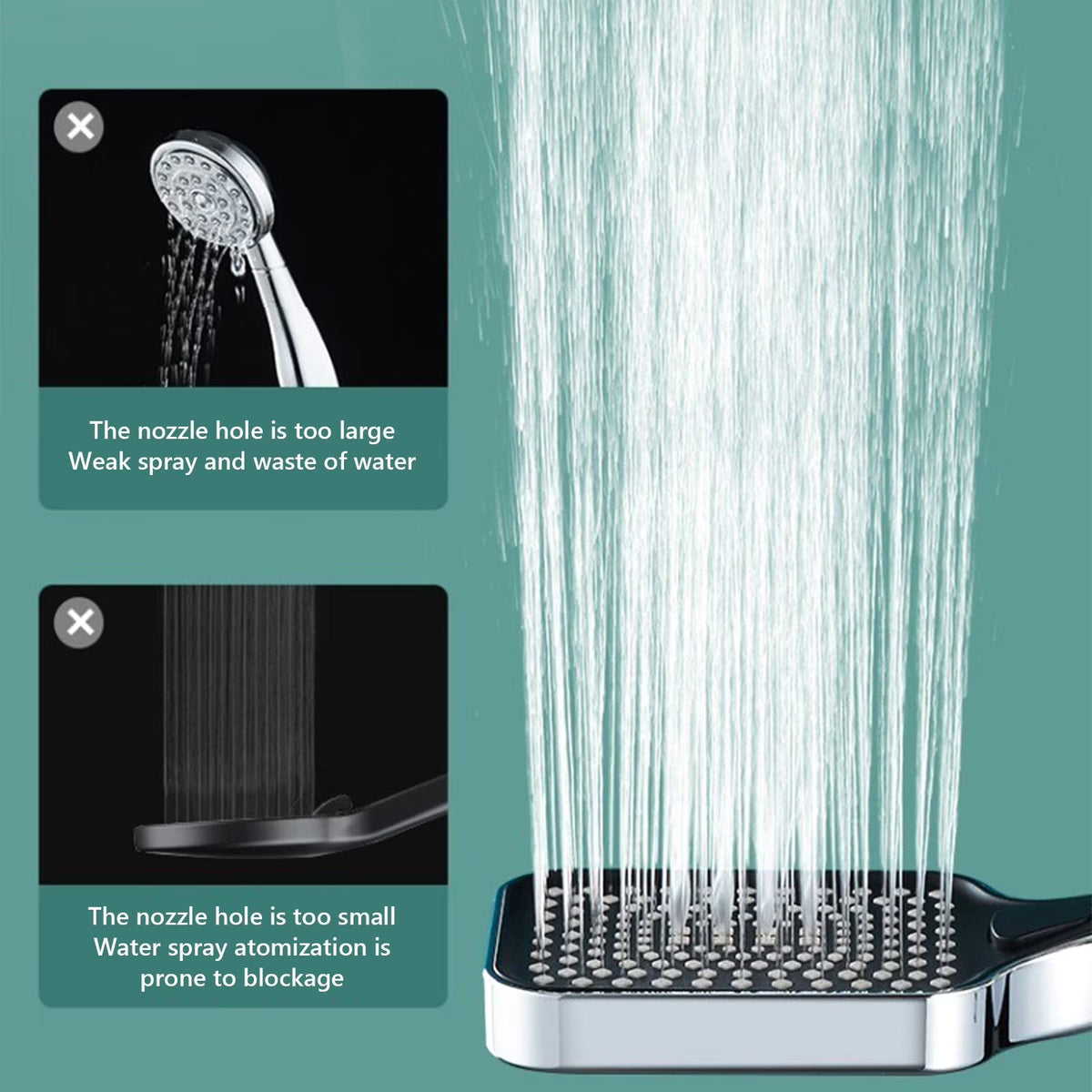 7-Mode Shower Head