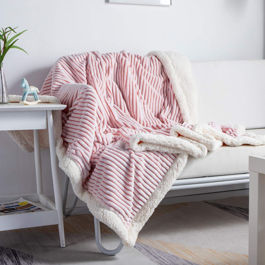 Ribbed Flannel Blanket