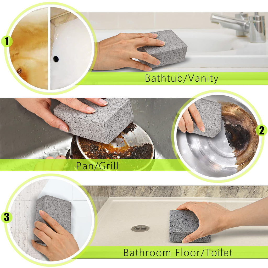Pumice Grill Cleaning Brick (6 Pack)
