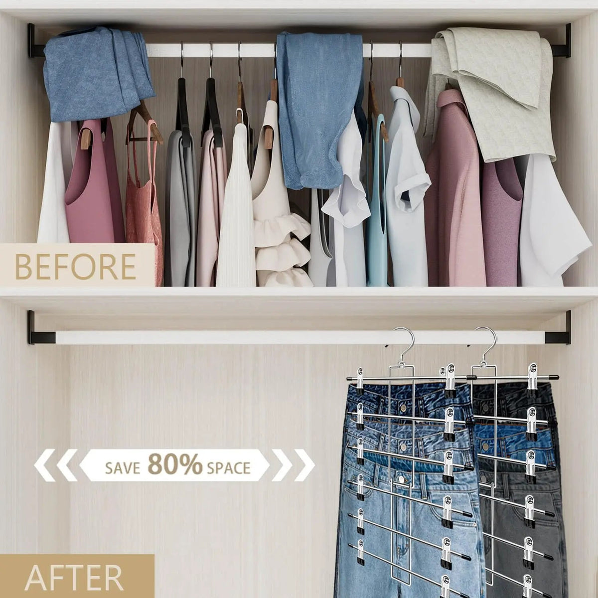 6 Tier Pants Hanger