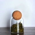 Round Cork Glass Jar