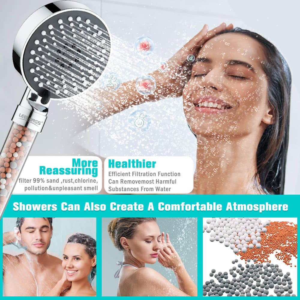 5-Mode Shower Head Set