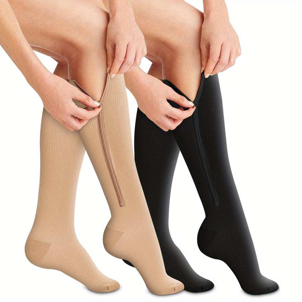 Zipper Compression Socks