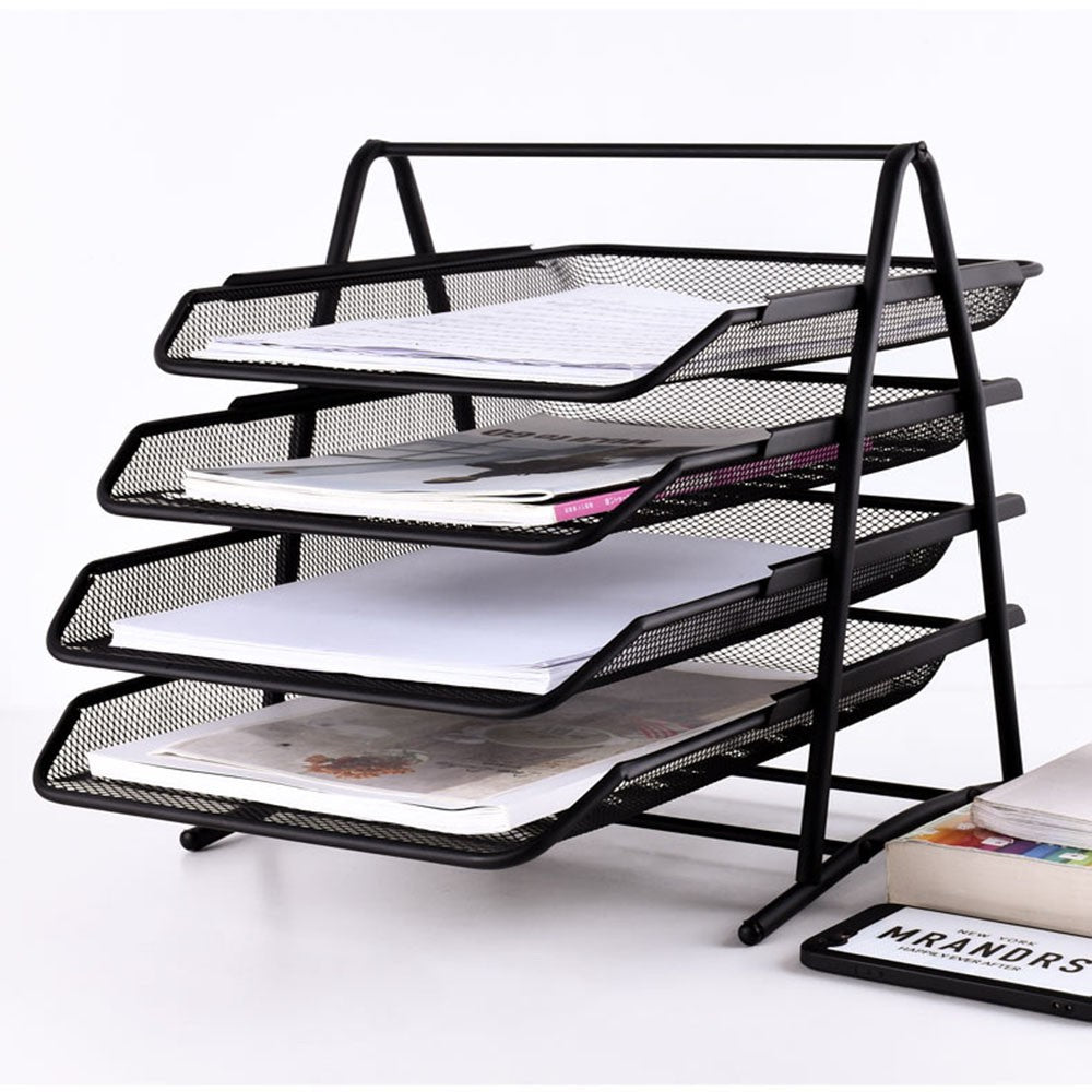 Steel Mesh Paper Organizer
