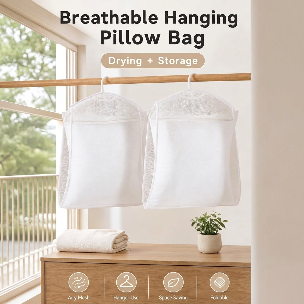 Hanging Pillow Drying Rack (2 Pcs)