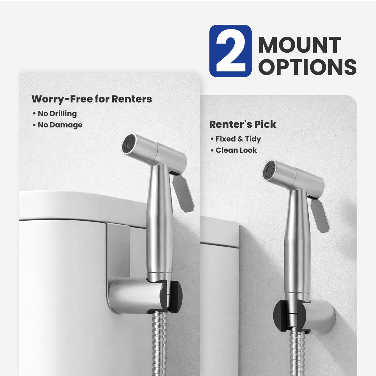Stainless Bidet Sprayer Set