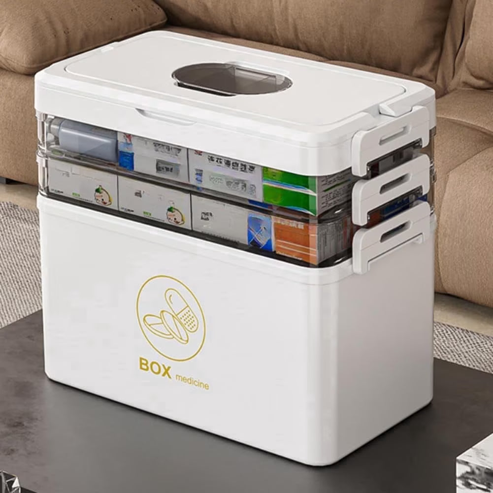 3 Tier Medicine Storage Box
