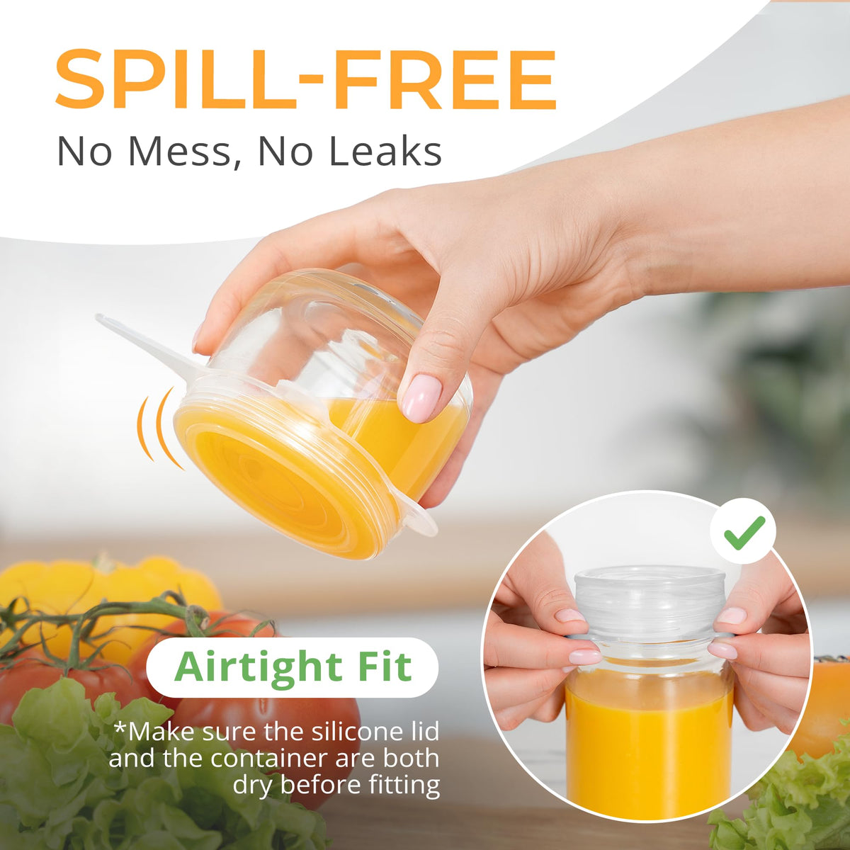 Reusable Silicone Jar Covers (12 pcs)