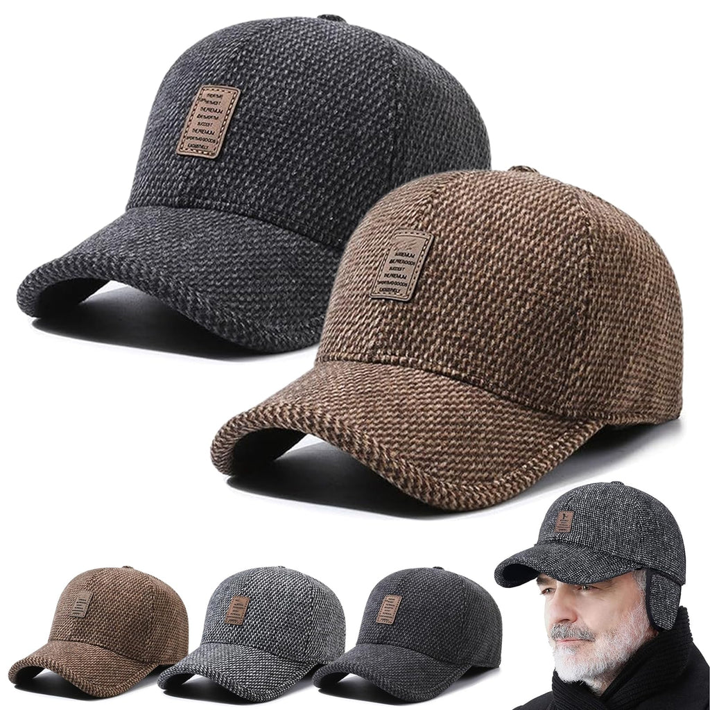 Retro Winter Earflap Cap