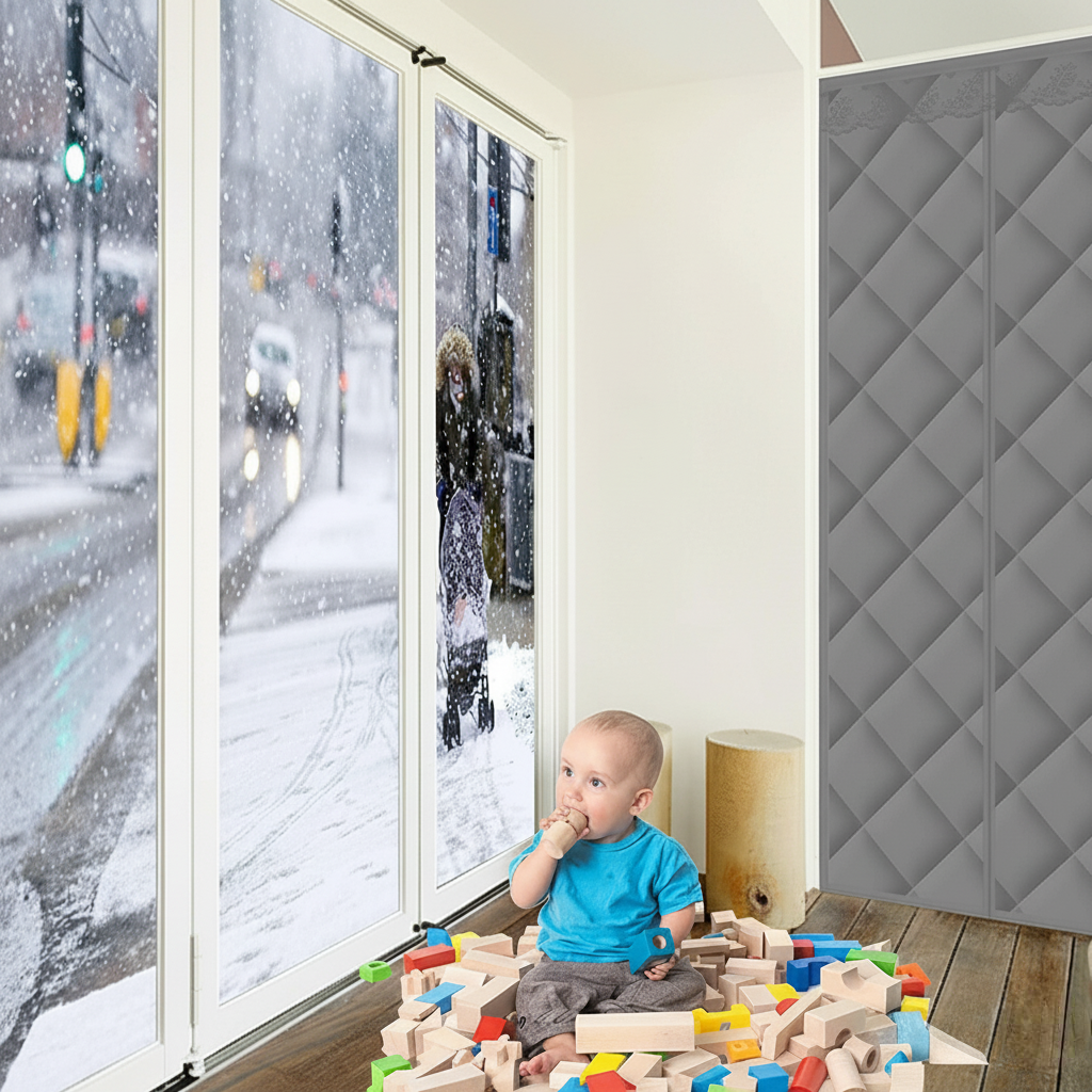 Magnetic Cotton Door Curtain