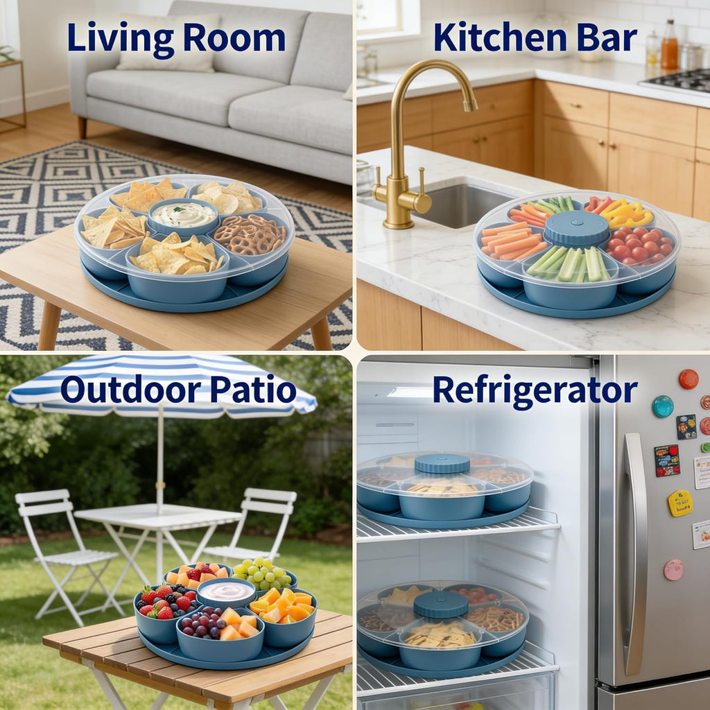 Rotating Snack Tray
