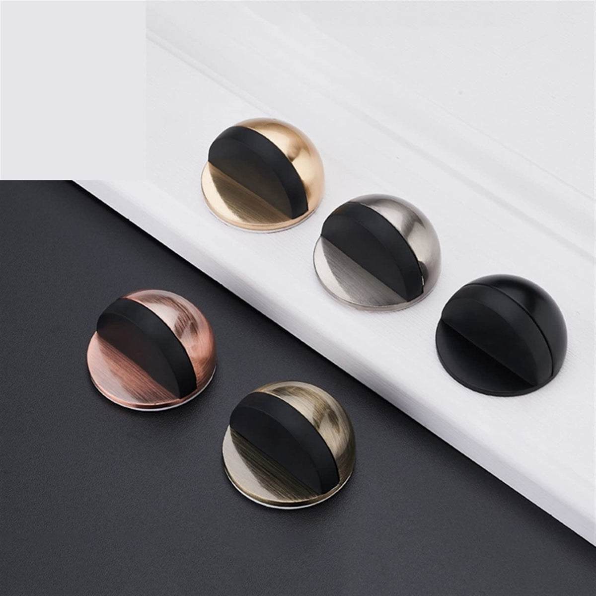 Magnetic Stainless Steel Door Stopper (2 Pcs)