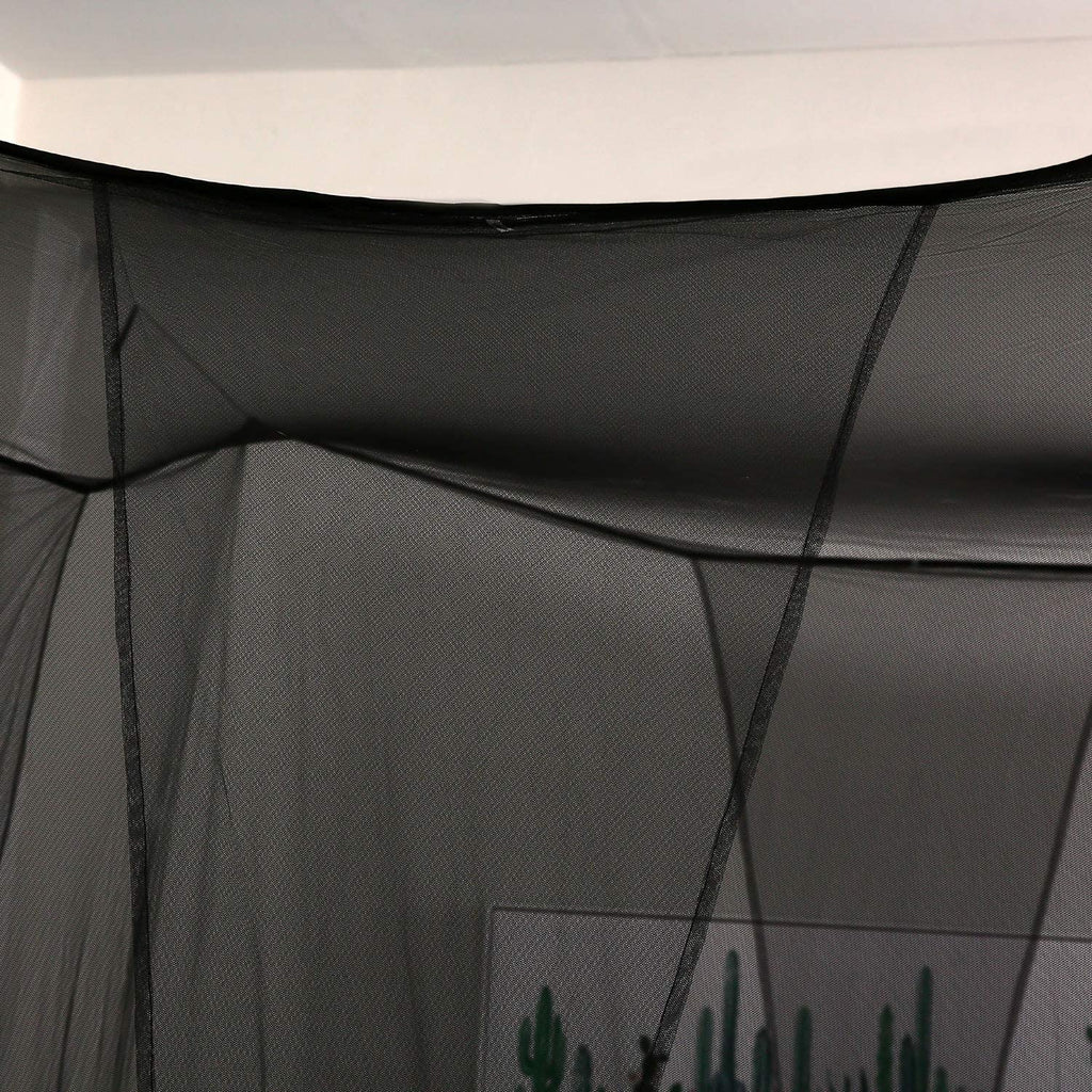 Four-Door Square Mosquito Net Canopy