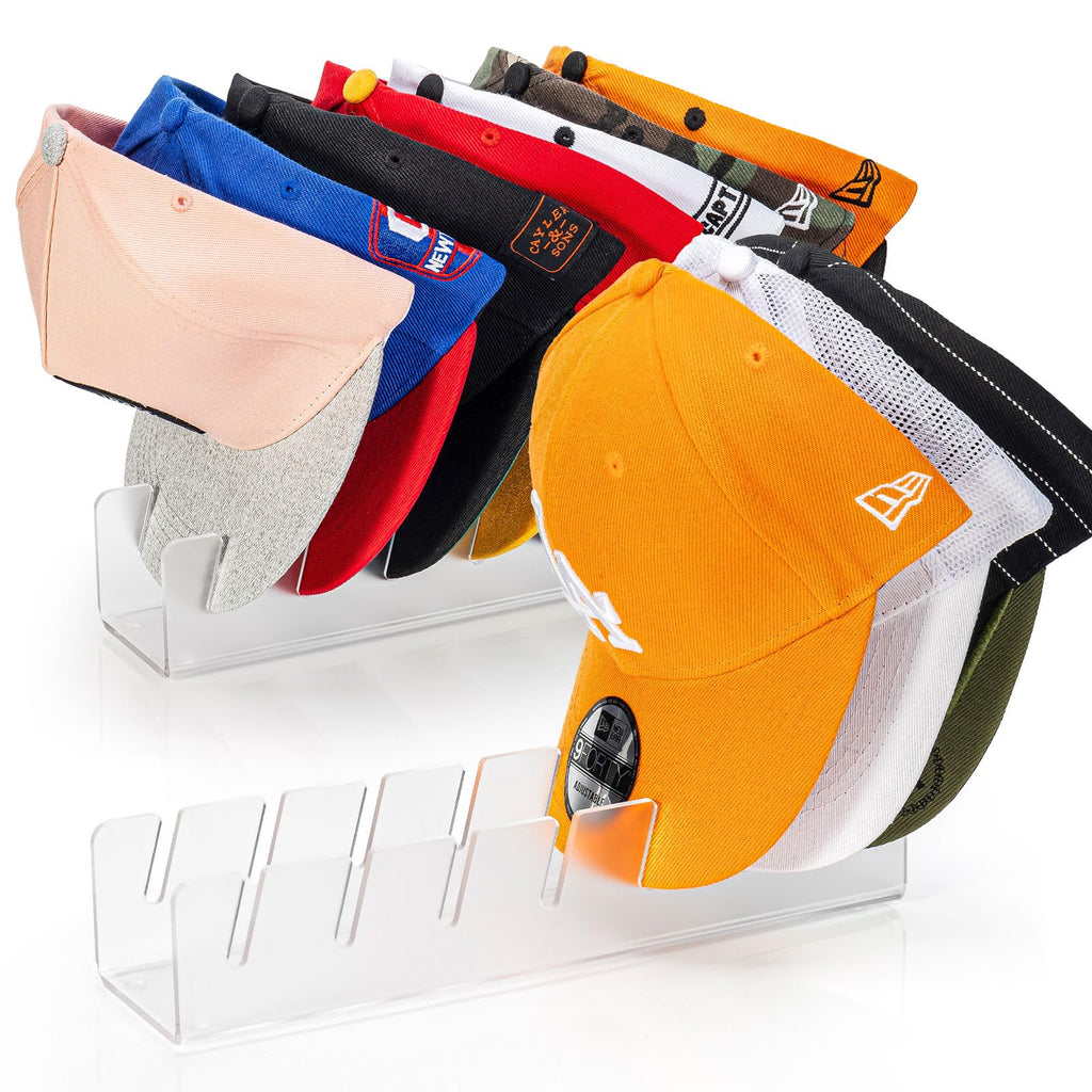 Acrylic Hat Rack for 7 Caps