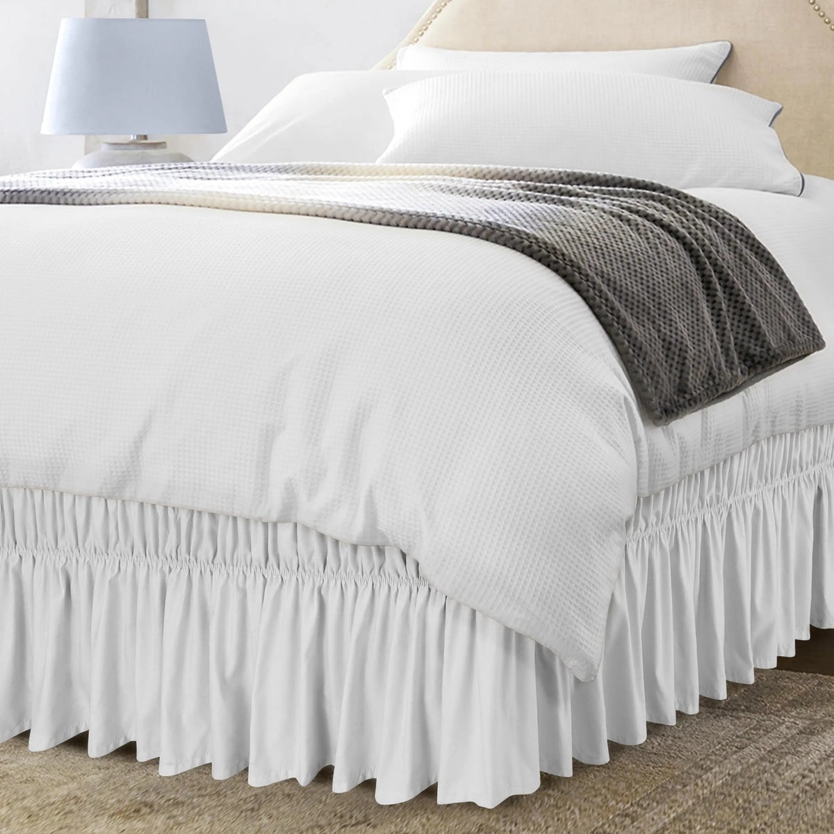 Elastic Wrap Bed Ruffle