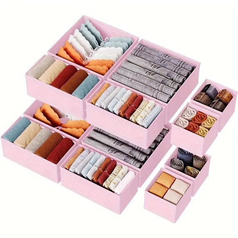 Foldable Drawer Organizer Set (12 Pcs)