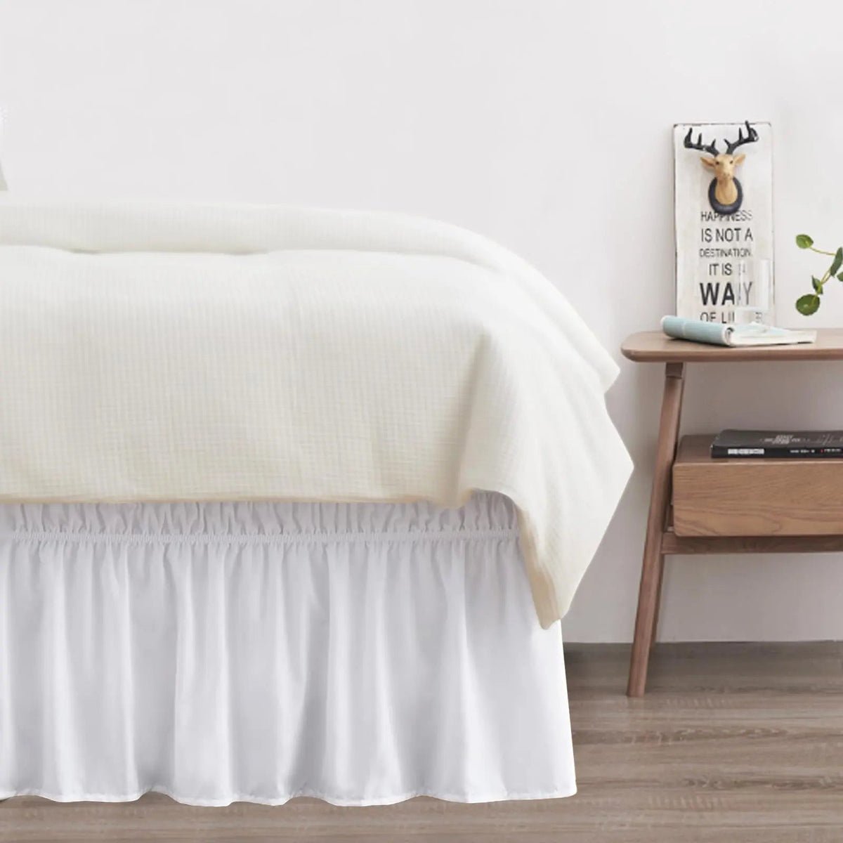 Elastic Wrap Bed Ruffle